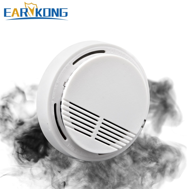 433MHz Draadloze Rook Bescherming Detector Rook Brand Sensor voor Wifi/PSTN/GSM Alarmsysteem