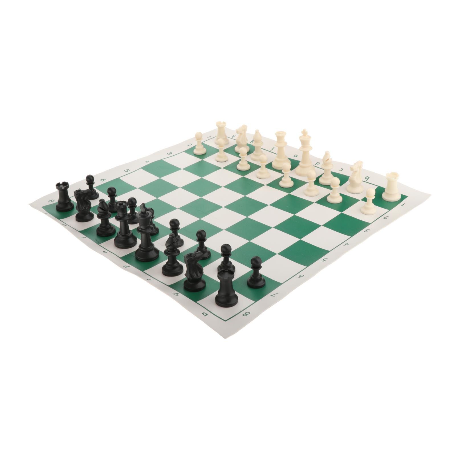 Folding Travel Portable Chess Set 53x10cm Plastic Chessboard for Kids Adults