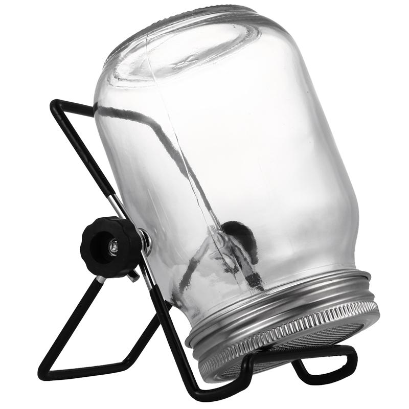 Juego de germinador de cristal práctico para jardín y cocina, tarro de albañil con boquilla ancha, juego de germinador de semillas, 1 unidad