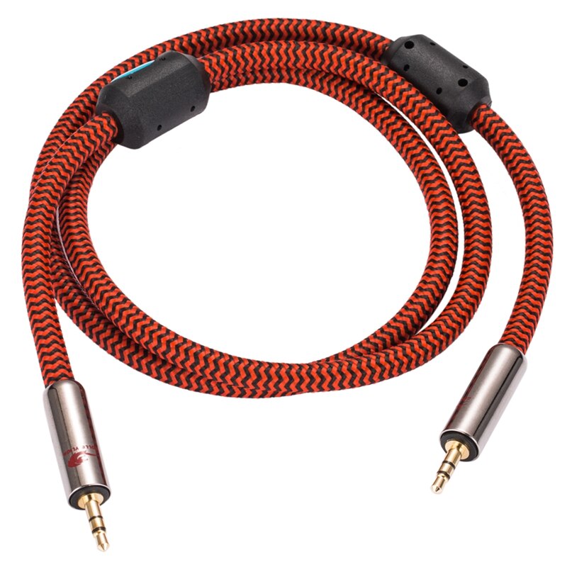 Audiophile 3.5mm Mini Jack AUX Cable for AMP PC Mobile Headphone Car 3.5 Male to Male Shielding OFC Audio Cable 1M 3M 5M 10M