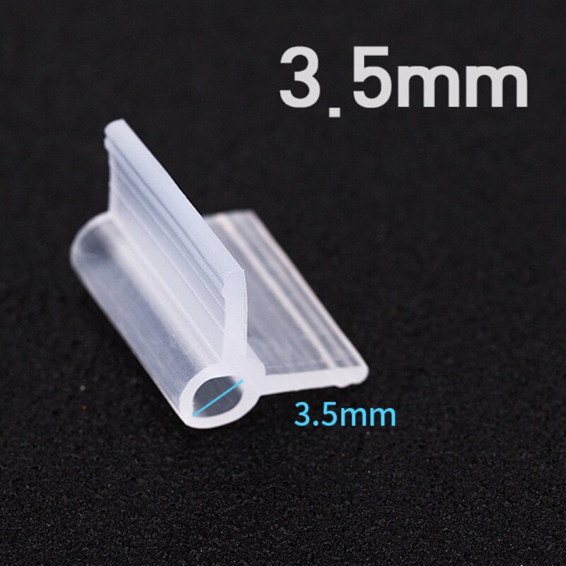 Clip para Injerto de plantas, macetas de plástico para jardín, tomate, flores, horticultura, 100 Uds.: 3.5mm