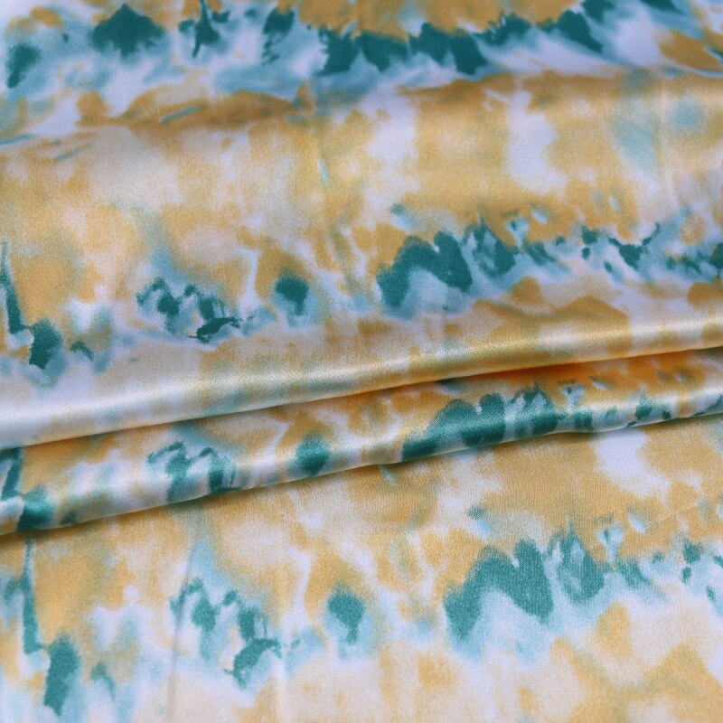 100cm * 148cm Krawatte Gefärbt 100% Polyester Satin Stoff Weiche Charmeuse Kleid Futter Textil Weichem