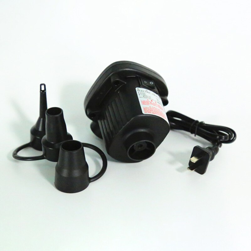 Hushålls elektrisk luftpump utomhus uppblåsbar pool uppblåsbar utrustning elektrisk pump simbassäng barn för