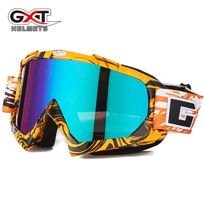 GXT Motocross goggles ATV DH downhill goggles Motorcycle Off Road Protective gear Glasses Dirt Bike Goggles: G8 Tinted lens