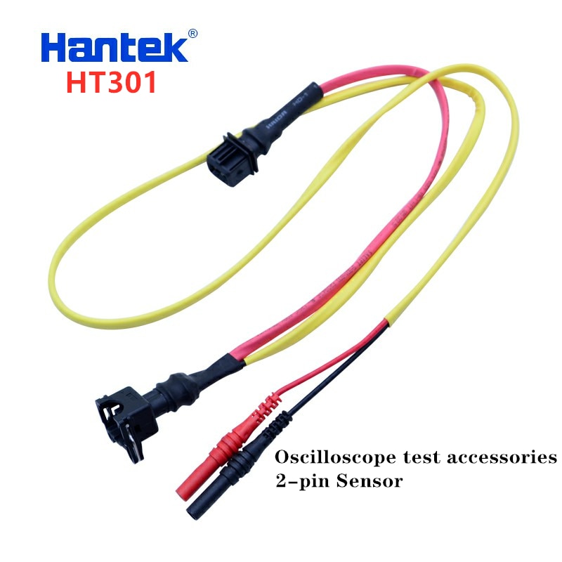 2-pin Sensor Branch CableFor Automatic Diagnostics Oscilloscope Test Accessories Oscilloscope 2-Pin Outlet Hantek HT301