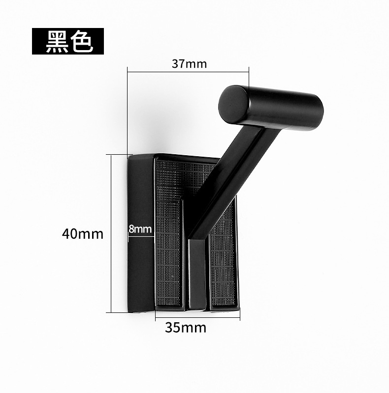 Zink-legierung Gold licht luxus kleidung haken Zauberstab haken Netz aufbringen kleidung haken Hardware- kleidung haken: Haken 013 Schwarz