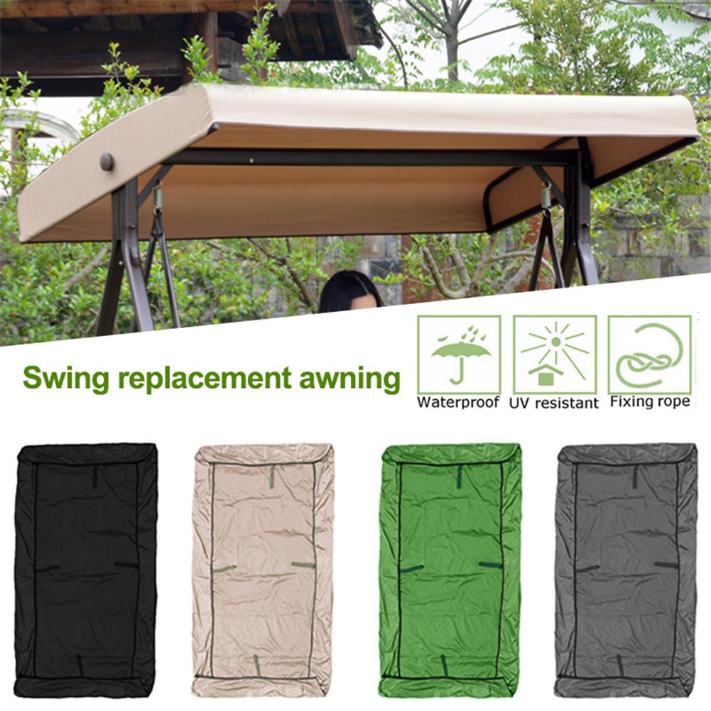 Canopy Swings Garden Courtyard Outdoor Swing Chair Canopy Summer Waterproof Roof Canopy Replacement Swing Chair Awning