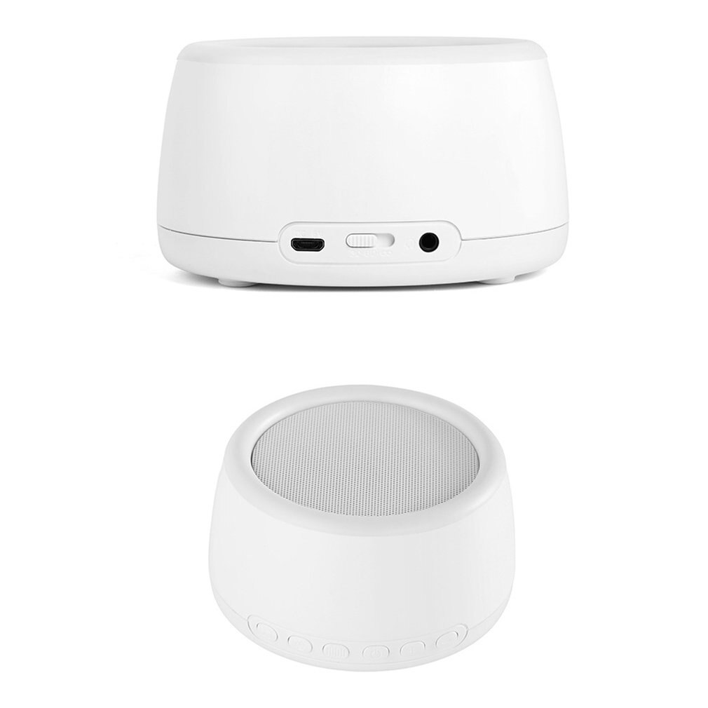 Máquina de ruido blanca recargable por USB, máquina de sonido para dormir y relajarse, para viajes de oficina, para bebés y adultos