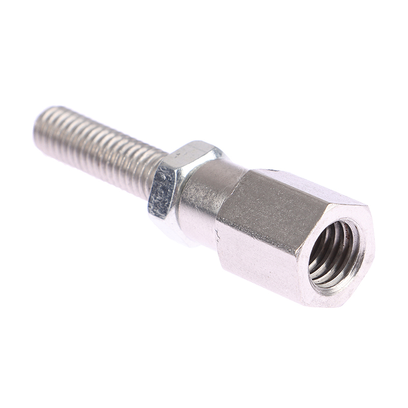 Motocicleta Scooter Adaptador Espelho Traseiro, Rosca Alongar e Aumentar Parafusos, 6mm a 8mm