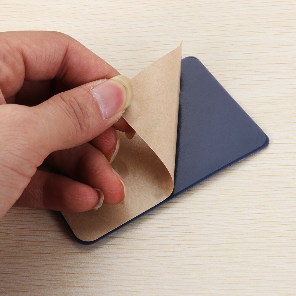 Universal Wallet Case Stok Op Telefoon Id Credit Kaarthouder Siliconen Zelfklevende Cellphone Back Pocket Sticker Kaart Mouwen tas
