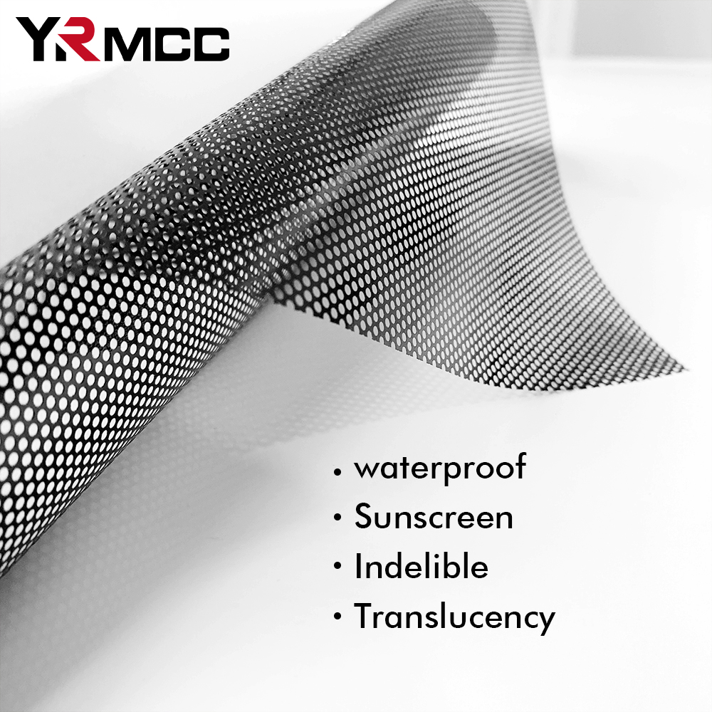 Perforert film for billykter tonet nettingfilm personvern enveis perforert vindusfilm selvklebende glasspakke rull