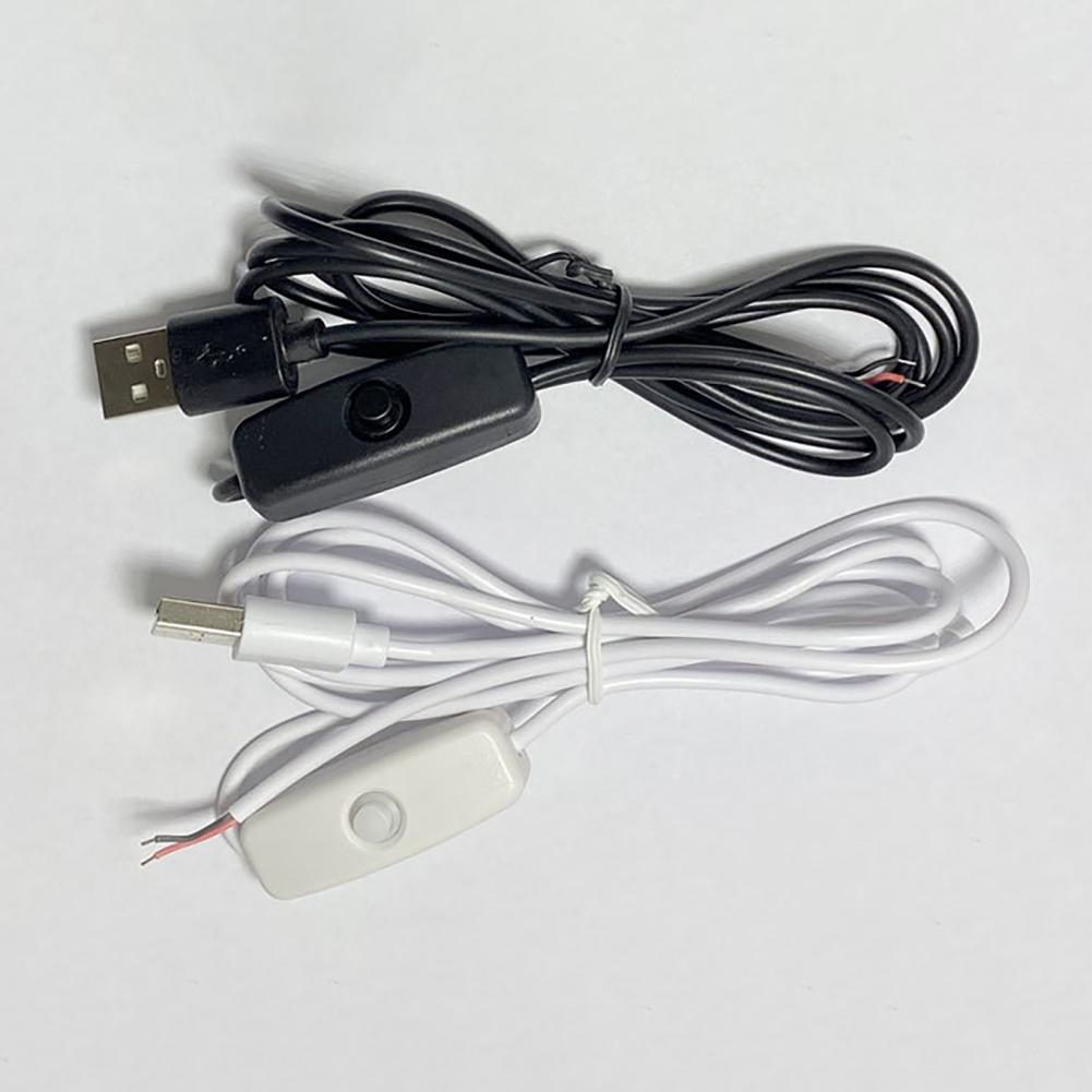 Switching Power Wire Lightweight Switching Power Cord Plug Play Fine Workmanship Excellent LED Lamp Button Power Cord