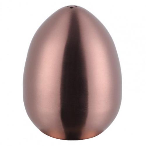 Salt Cellar Spice Pepper Shaker Egg Shaped Spice Container Stainless Steel Condiment Bottle Kitchen Gadgets seasoning organizer: Rose Gold
