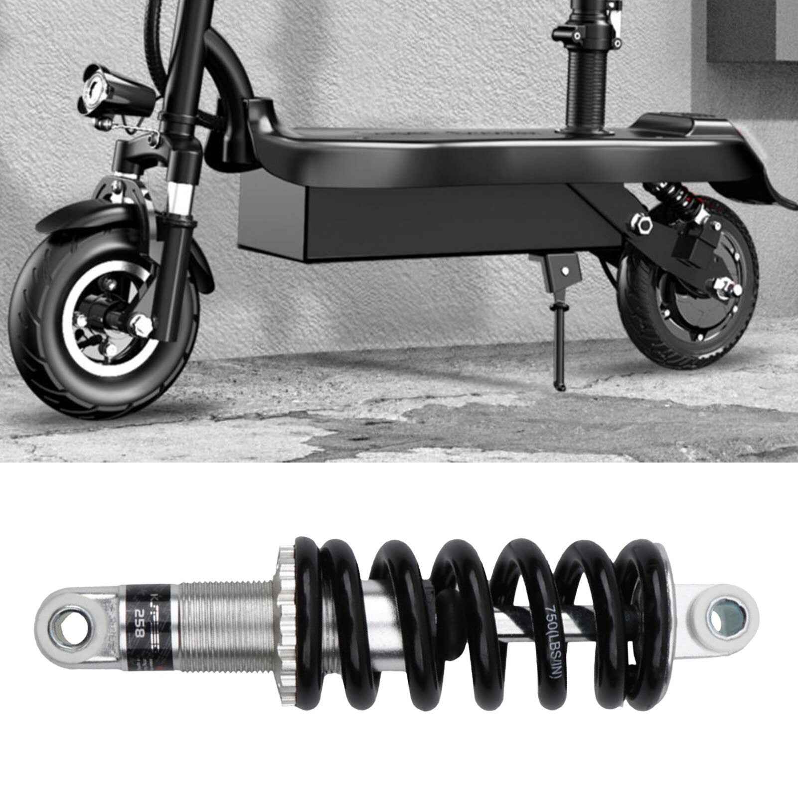 Bicycle Coil Spring Bike Spring Shock Absorption Scooter Mountain Bike Soft Tail Frame Rear Shock For Cycling Bicycle Accessory