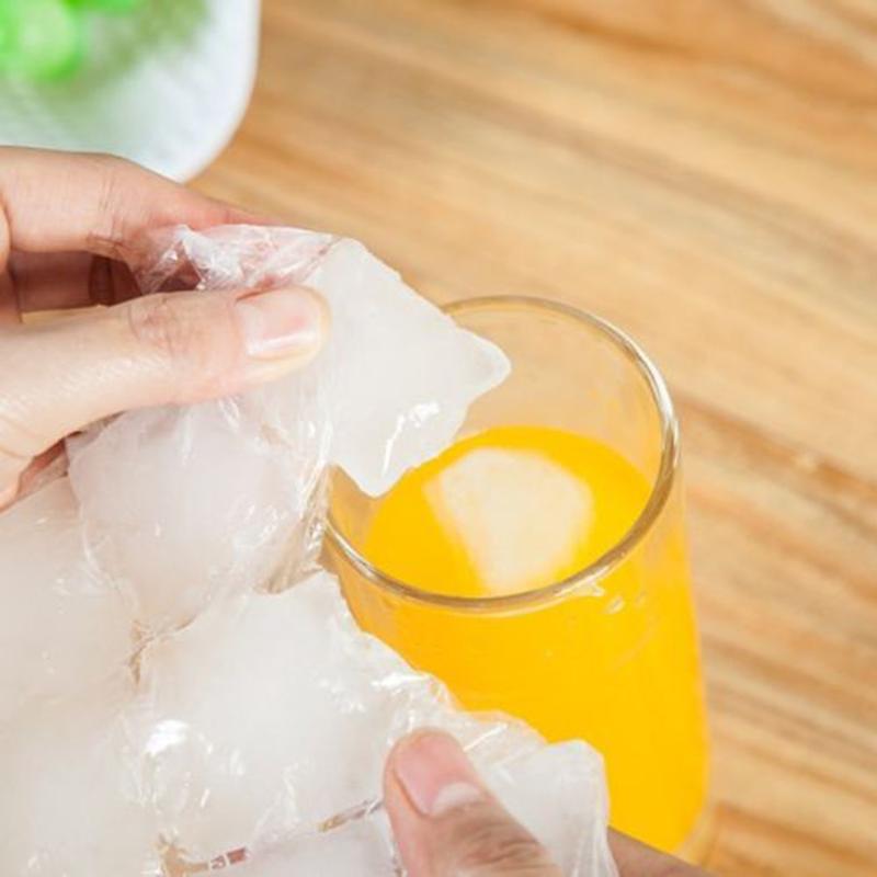 10Pcs Disposable Ice-making Bags Ice Tray Mold Self Sealing DIY Set