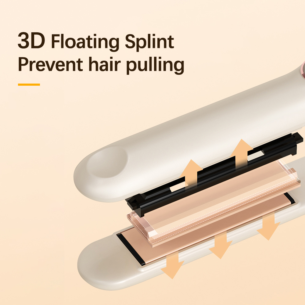 Plancha de pelo , plancha plana, rizador 2 en 1, plancha alisadora, herramientas para el cabello de calentamiento rápido para todos los peinados