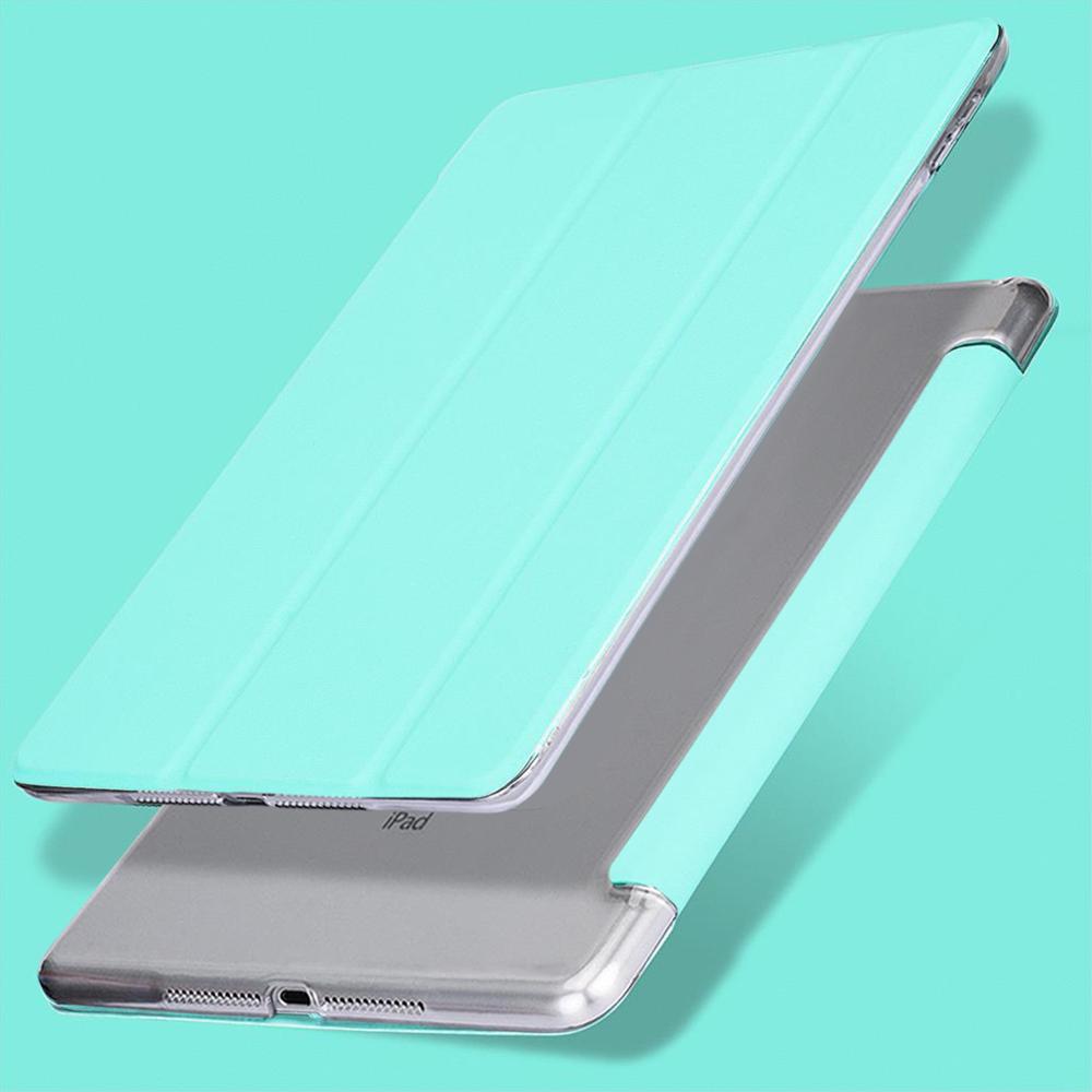 Coque de téléphone HUAWEI MediaPad T5 10, W19, L09, 10.1 pouces, veille/réveil automatique, Flip, en cuir PU, avec support, Folio: Mint Green
