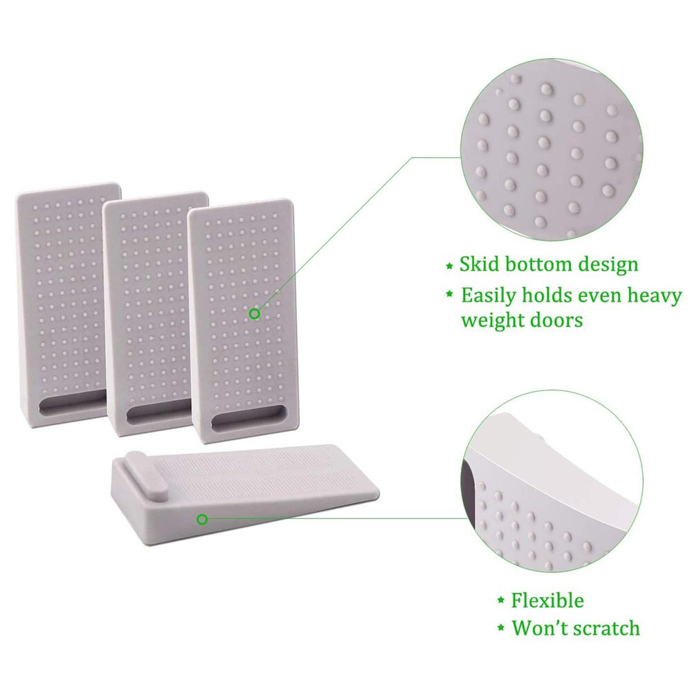 Windproof rubber stopper rubber door plug can be stacked high Wrought Iron Windproof Door Stopper Wedge Practical