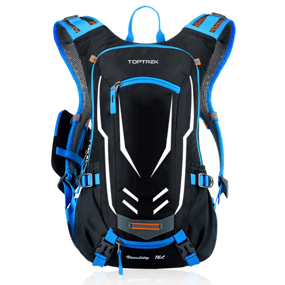 Toptrek Waterdichte Fietsen Rugzak Rugzak 20L Outdoor Sporttas Rugzak Camping Wandelen Rugzak Voor Vrouwen En Mannen: BLUE