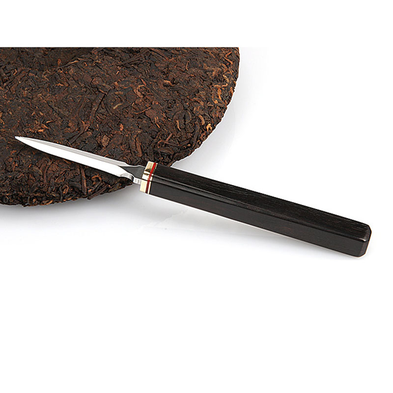 1Pcs Puerh Metalen Thee Mes Naald Puer Mes Kegel Roestvrij Staal Thee Puer Mes Thee