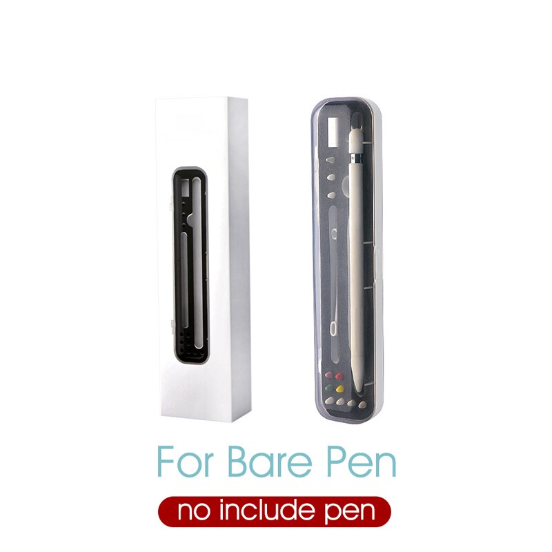CASPTM a prueba de golpes Portable Clear Travel carry Case Holder para Ipad Pencil caja protectora para Apple Pencil 1 2 accesorios: 01