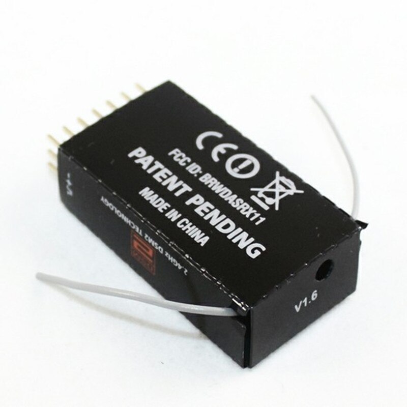 DSM2 2.4GHz 6 Channel 6CH AR6100e RC Receiver Acceptor Support SPEKTRUM DX6i/DX7 DSM-X JR DSX7 DSX6 DSX9 Transmitter