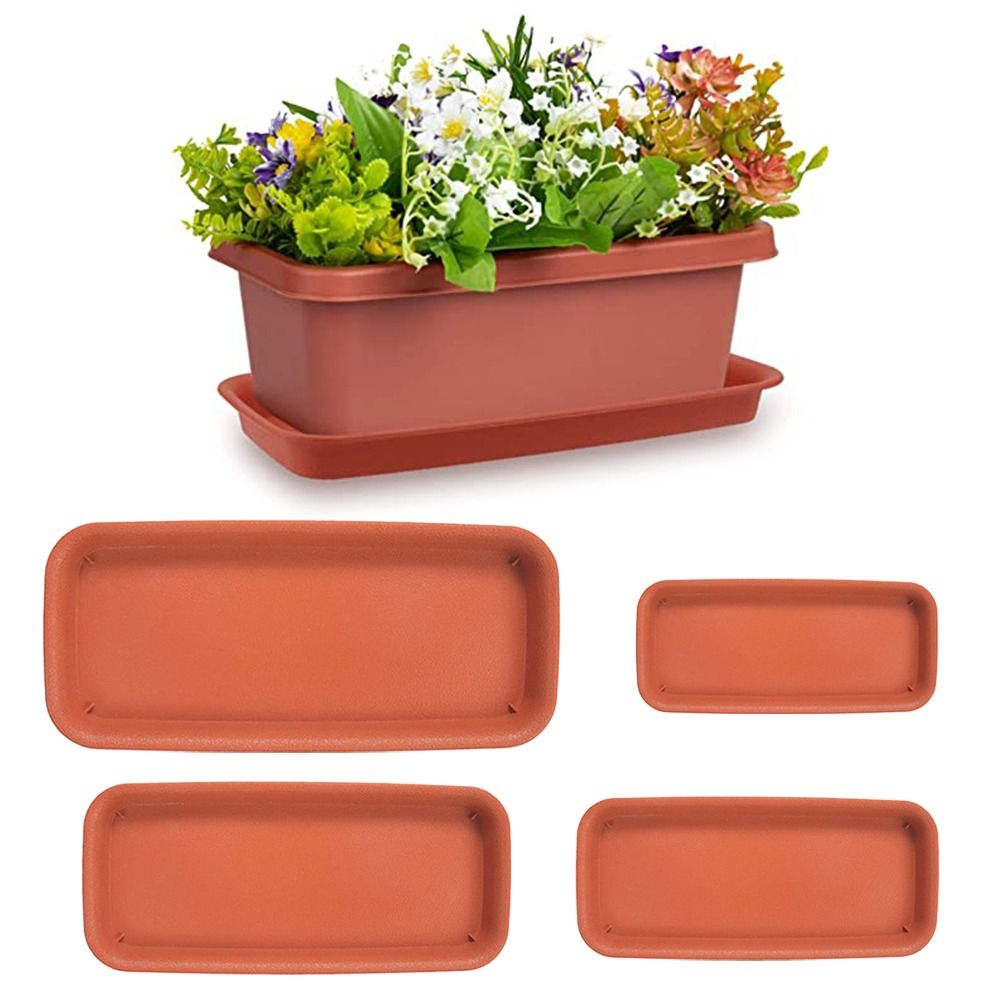 1Pcs Garden Flower Pot Durable Indoor Outdoor Drip Trays Plant Saucer Plastic Tray Saucers