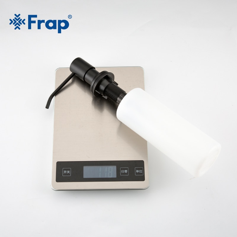 Frap-dispensadores de jabón líquido para fregadero de cocina, botella de plástico ABS de acero inoxidable, fácil de llenar, accesorios de cocina, Y35014-4