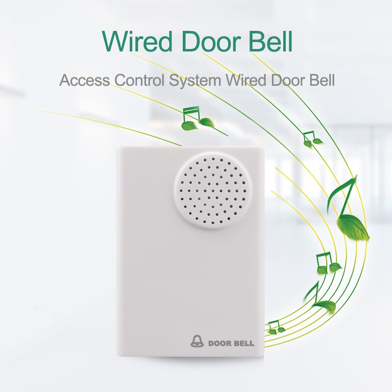 Eseye Wire Doorbell Chime Door Access Control System DC 12V Power Speaker Welcome Door Bell Security For Office