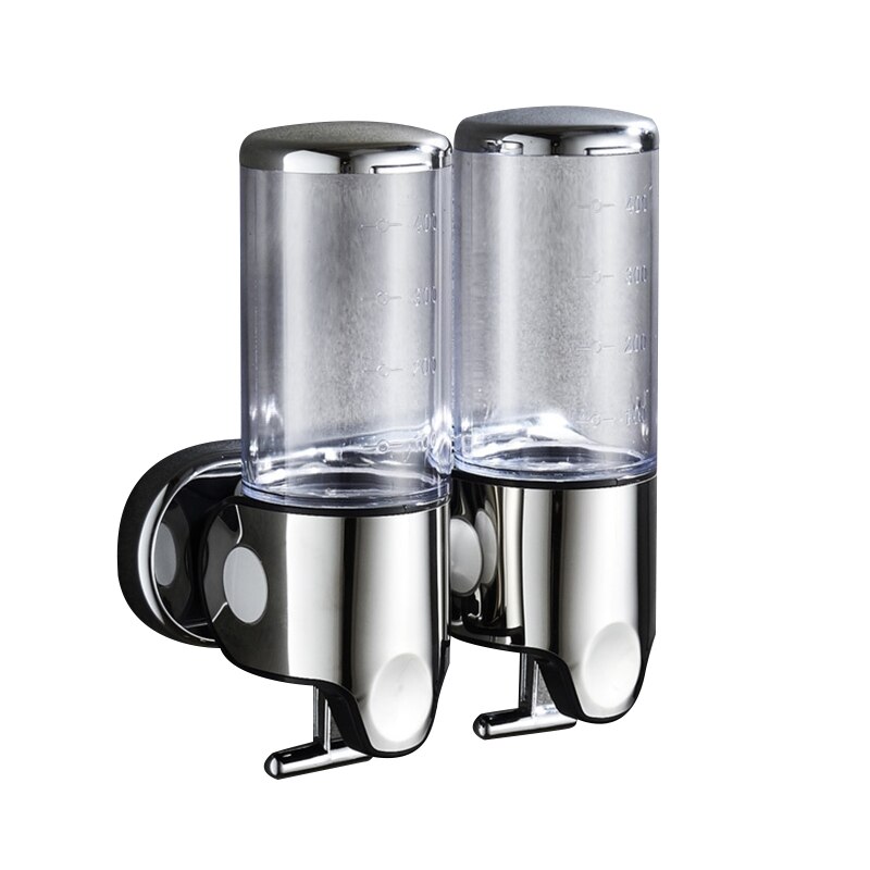 Wall Mounted Hand Gel Dispenser Manual Soap Dispenser Liquid Containers for Offices Restaurants Shopping Malls Hospitals 85WC: Navy Blue