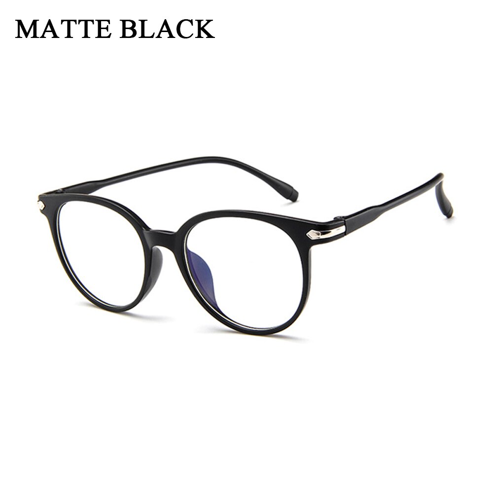 Unisex Blue Light Blocking Eyeglasses Vintage Radiation Protection Computer Gaming Anti Glare Glasses Safety Goggles: E matte black