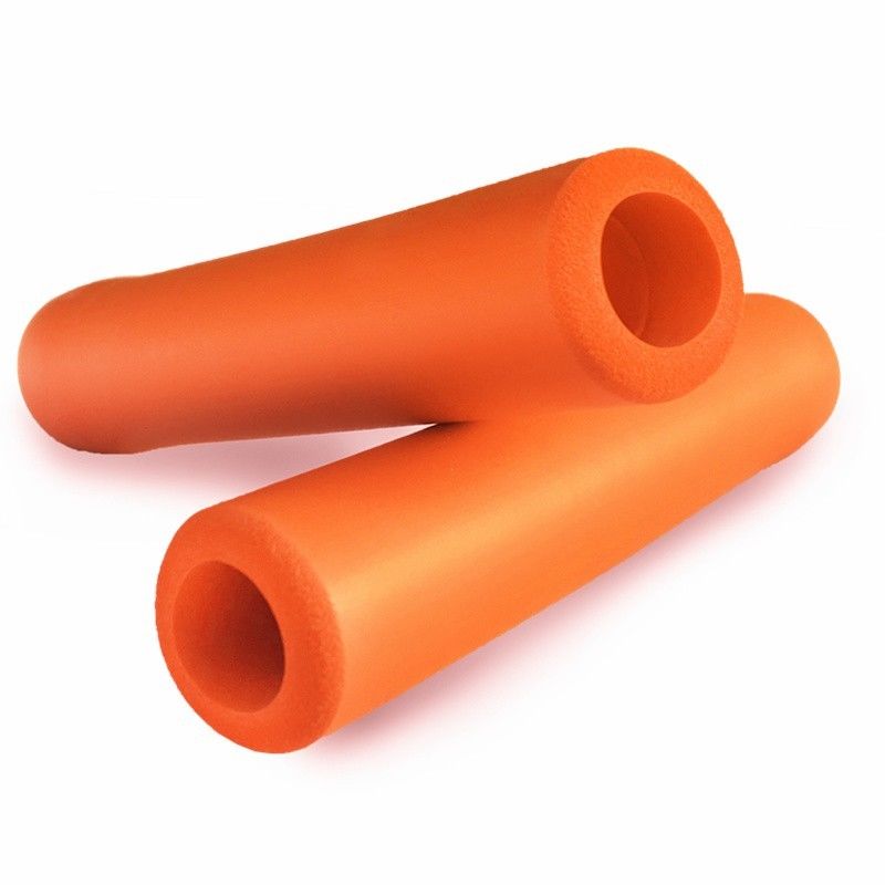 1Pair MTB Soft Foam Silicone Sponge Handle Bar Grips Handlebar Bike Bicycle: Orange