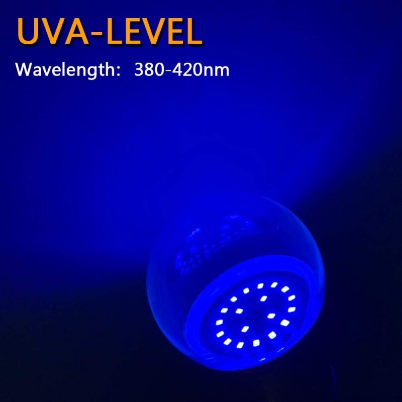 Zwarte Gloeilampen 9W LED UV Blacklight 395-400nm voor Blacklight Glow in The Dark Body Paint Fluorescerende poster Neon Glow Lamp