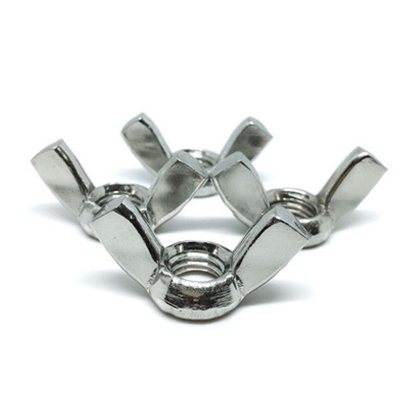 10 stuks / lot  m3/m4/m5/m6/m8/m12 vleugelmoeren vlinderbout handschroef bout moer gegalvaniseerd vleugelmoer