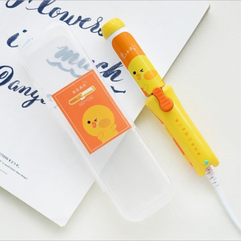 Mini Hair Curler Portable Hair Curling Irons Travel Small Curlers Cute Hair Curling Iron Lady Small Cartoon Hair Styling Tools