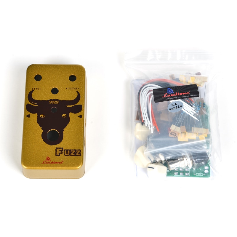 Make Your Own Fuzz Guitar Pedal All Kits Case With 1590B Stomp Box Landtone