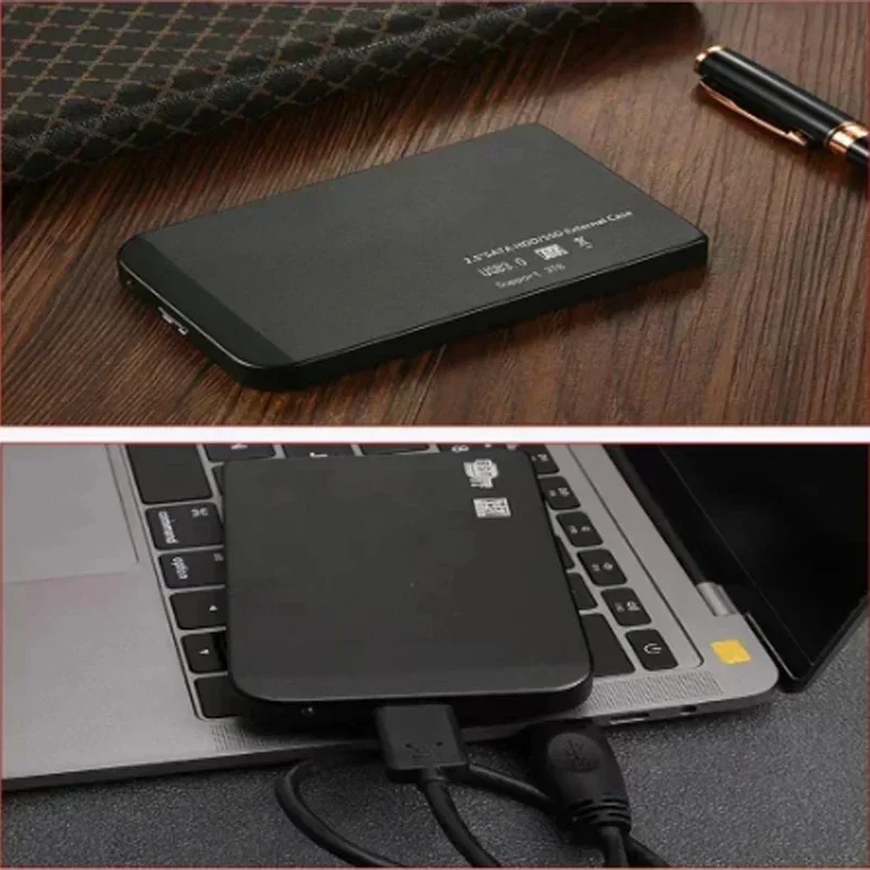 Lenovo Hochgeschwindigkeits-128TB-SSD-USB-3.0-Gehäbenutzen Handy, Mobiltelefon Festplattengehäbenutzen für SSD Externe Speicher-HDD-Kasten Mit USB3.0-Kabel ABS