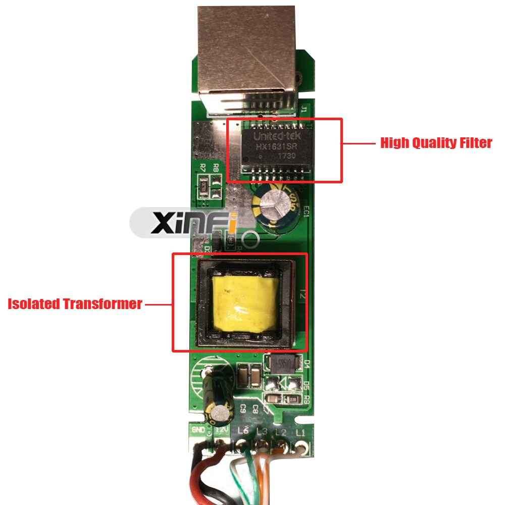 48 V zu 12 V Wasserdicht PoE Splitter Adapter Injektor Aktive POE stecker IEEE802.3af 10/100 Mt Für IP kamera AP 12 V/1,5A Dc-ausgang