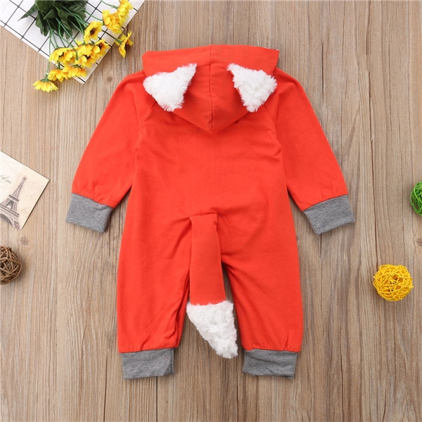 Pudcoco bebê recém-nascido quente meninas menino de pele com capuz manga longa macacão outono ativo playsuit jumper roupas de algodão traje 0-24 m