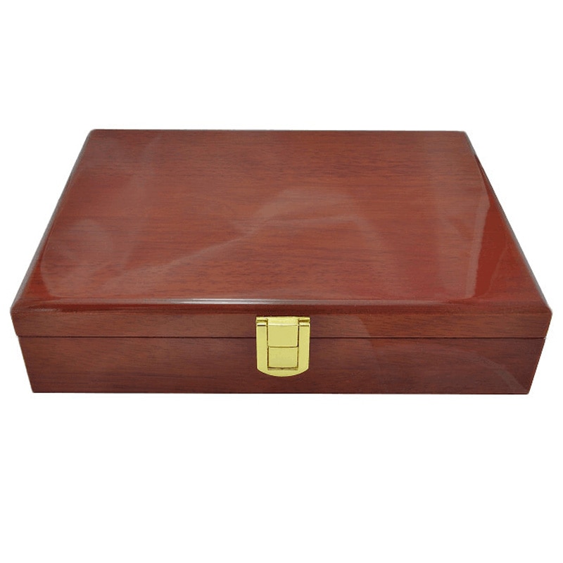 Cufflinks Box Wooden Collection Display Box Storage Box Capacity Jewelry Box