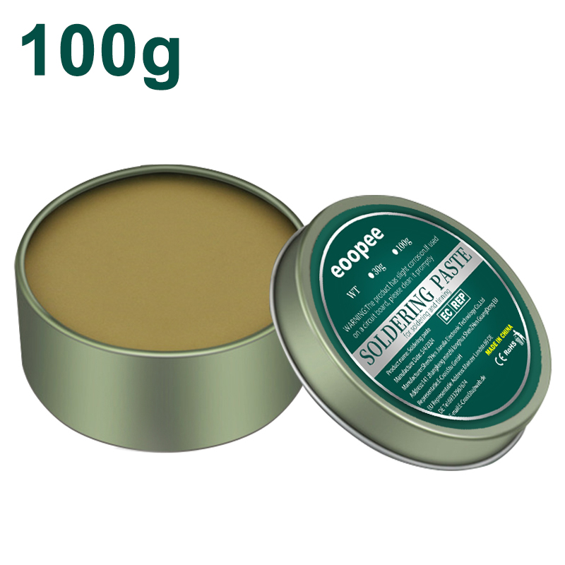 Lotpaste Kolophoniumflussmittel 10 g/30 g/100 g bleifreies Schweißflussmittel Eisenreparatur Schweißpaste Löttinn Lötöl Lötflussmittel: Blau