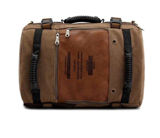 X-Online 032717 man mochila de lona para hombre bolsa de viaje
