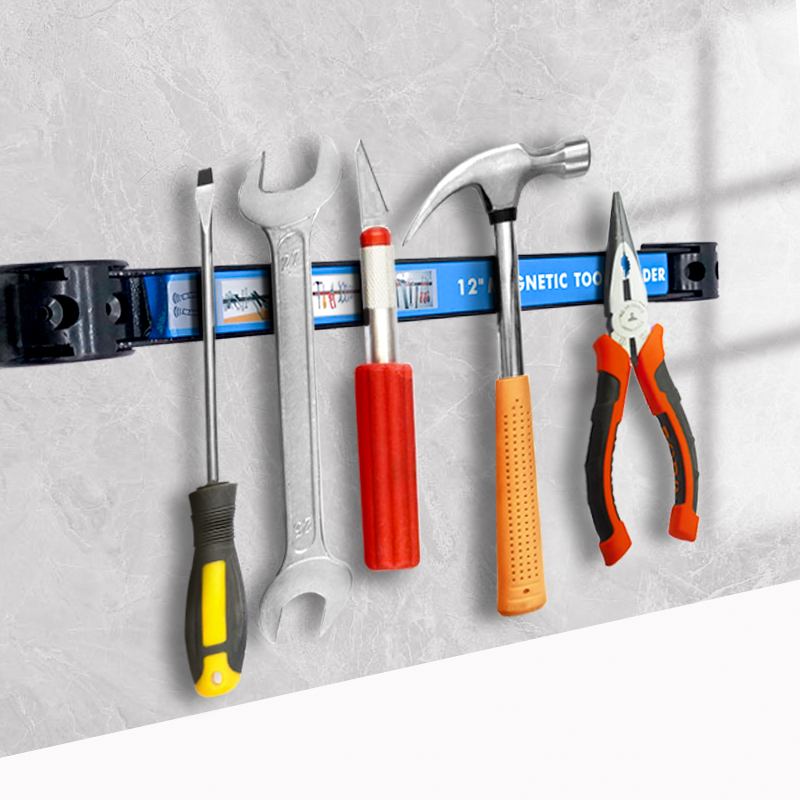 8" 12" 18" Magnetic Tool Holder Bar Organizer Storage Rack Knife Wrench Pliers LS'D Knife Holder Space Saving