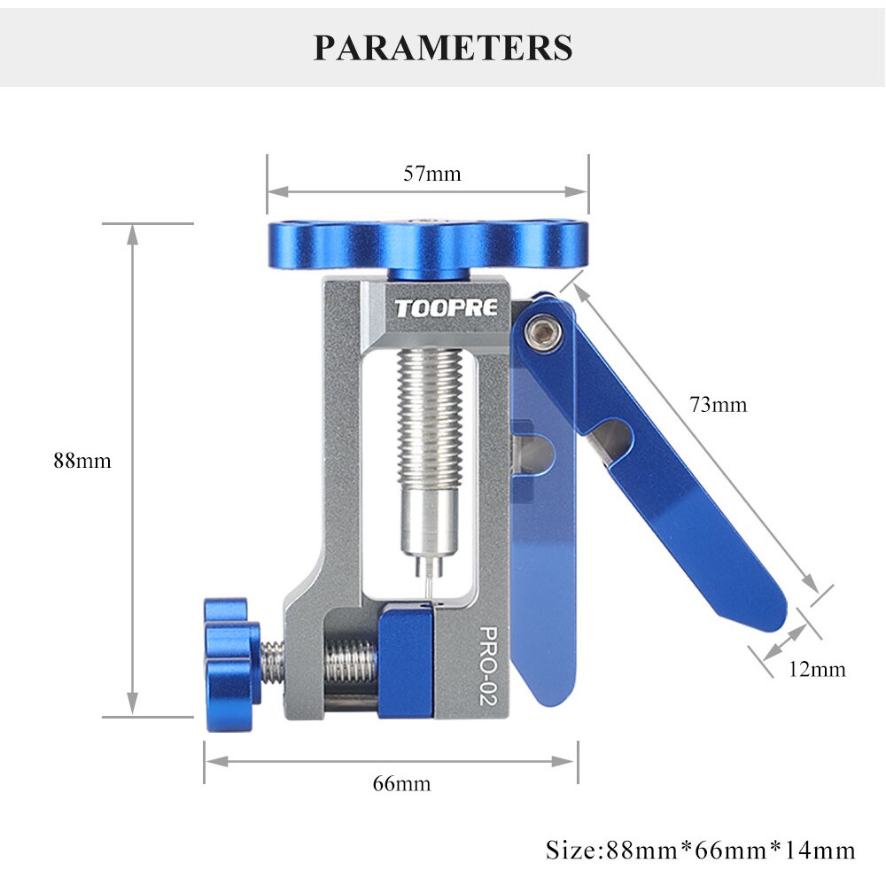 2 in 1 Bicycle Needle Driver Hydraulic Hose Cutter MTB Bike Disc Brake Connector install Tools Fits BH59/90/AVID/Banjo