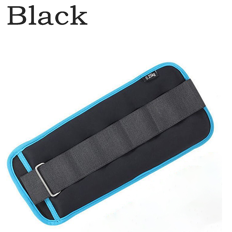 1 stk. sandsæk til vægtbæring, mænd og kvinder løbende fitness træningssandsæk, bærbar sandsæk: Sort