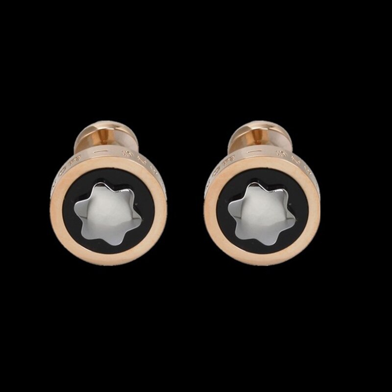 FLEXFIL Luxury shirt cufflinks for men's Brand cuff buttons cuff links gemelos round wedding abotoaduras Jewelry: 4