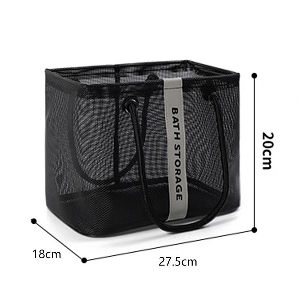 Douchetas Sneldrogend Zware Grote Capaciteit Draagbare Handgreep Mesh Bad Organizer Tas Reis Tote Handtas Organizer Mand