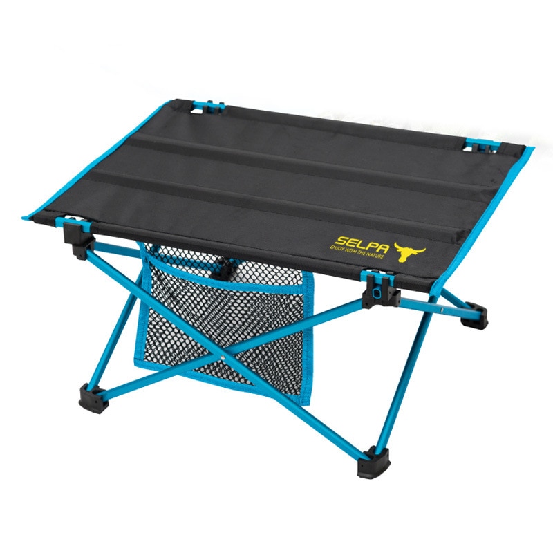 Udendørs klapbord lys transportabel grill picnic bord fiskeri camping computer skrivebord grill bord