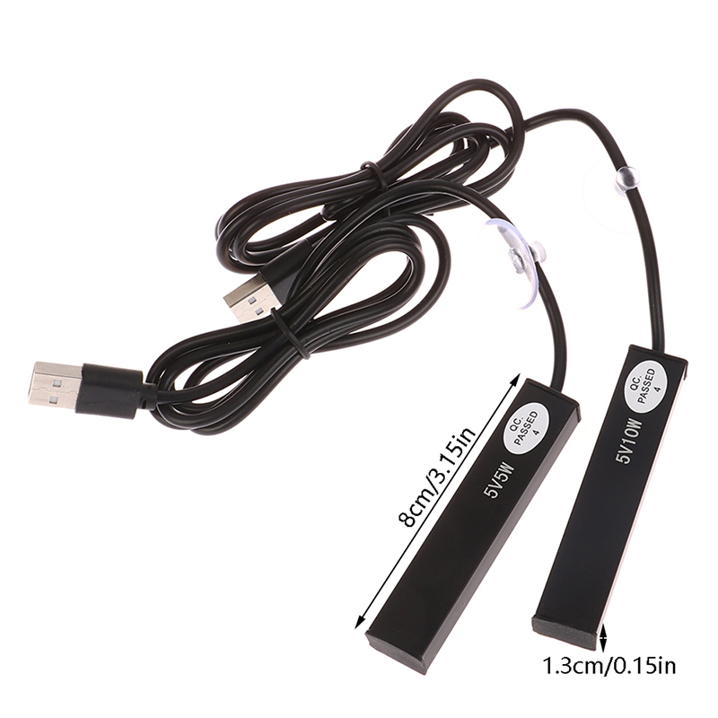Mini calentador de acuario de 5/10W, carga USB para pecera pequeña, ahorro de energía, accesorios de protección contra sobretemperatura, 1 unidad