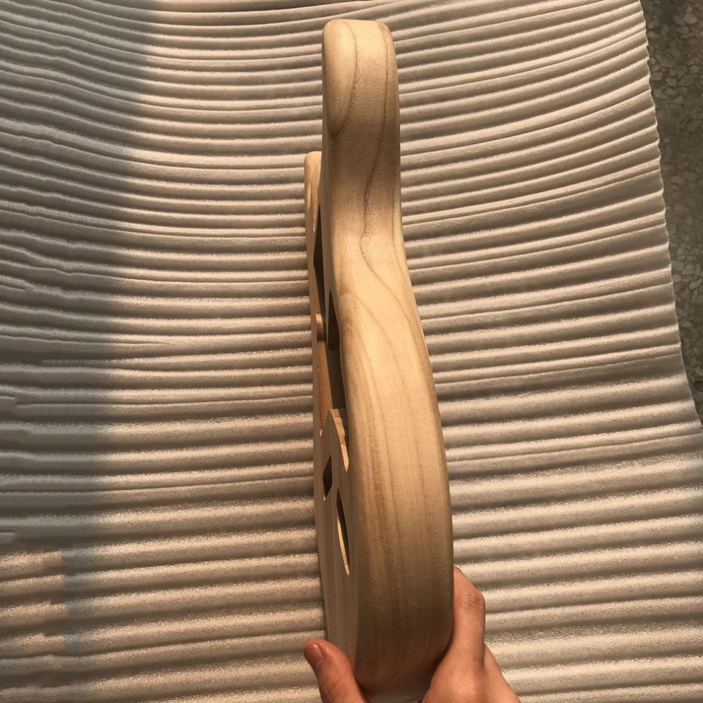 Unfinished DIY Guitar Body Maple Body For ST Style Guitar ST electric guitar body alderwood guitar DIY Accessories